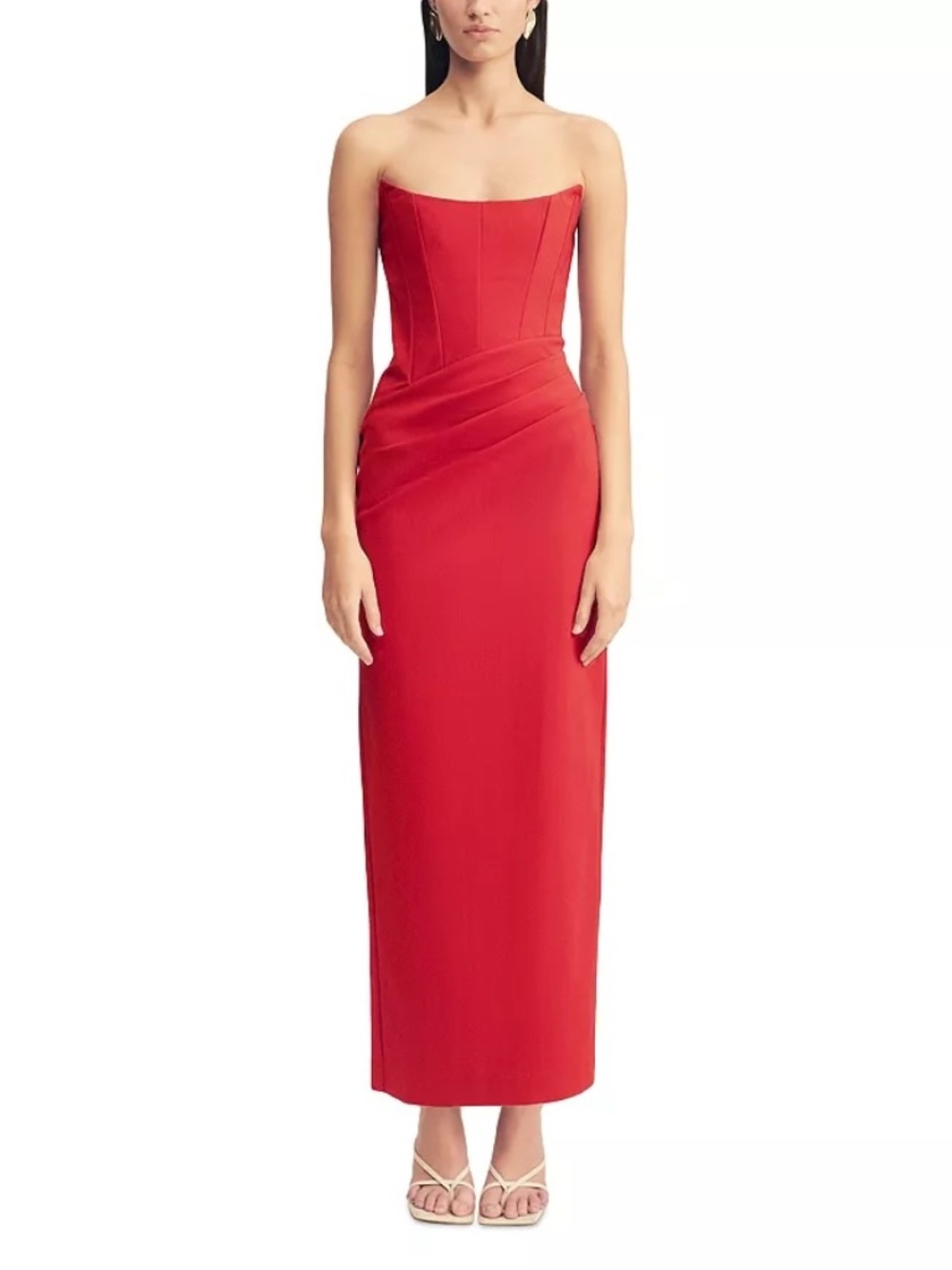 Shona Joy Lani Corset Dress - Chili